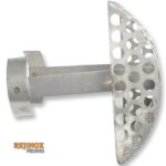 Rejilla anti-atascos REJINOX PRODES EASY OVAL VERTICAL 137x144x40mm acero inoxidable